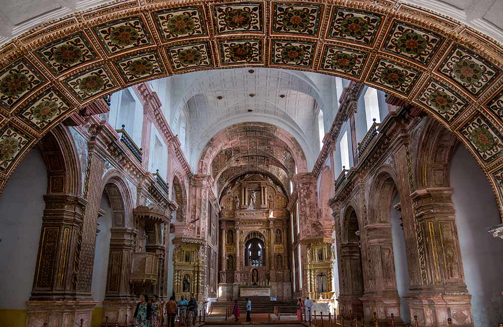 inside view of a UNESCO World Heritage Site in Goa | Wedifys