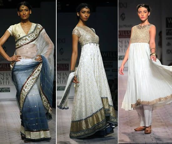 models showcasing Anju Modi’s bridal collection | Wedifys