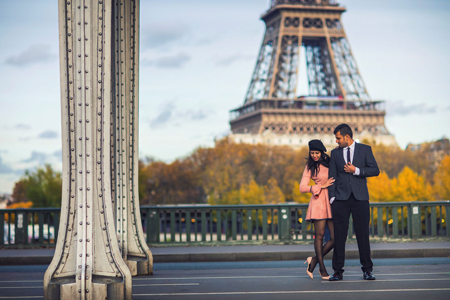 Ankita and Rohan in their pre-wedding shoot in Paris | Wedifys