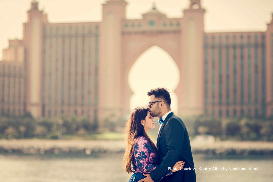 Ankit and Epshikha in their pre-wedding photoshoot in Dubai | Wedifys