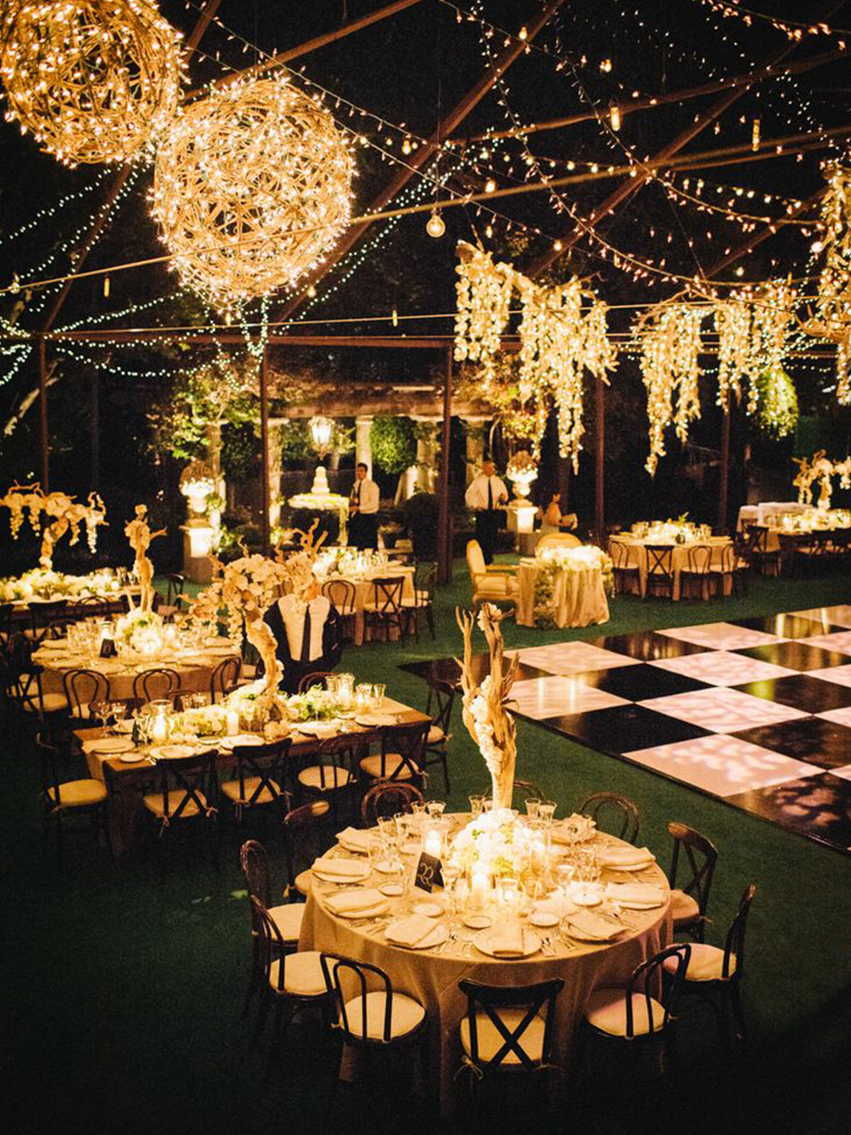 wedding décor with lighting and fairy lights | Wedifys