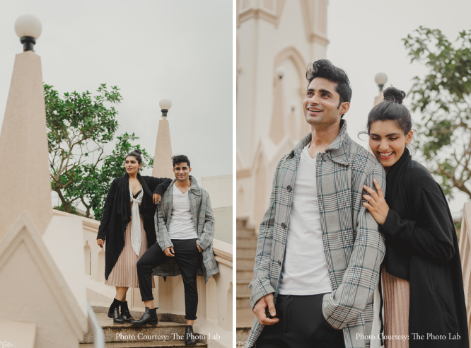 Aryan and Jeevika in their pre-wedding photoshoot in Mumbai | Wedifys