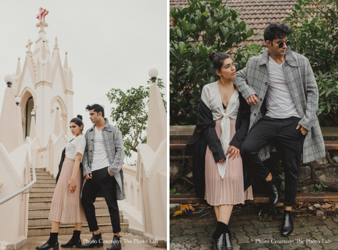 Aryan and Jeevika in their pre-wedding photoshoot in Mumbai | Wedifys