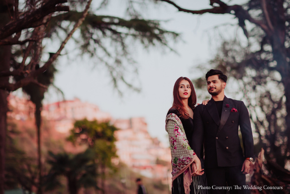 Trisha and Aish in their pre-wedding photoshoot in Mussoorie | Wedifys