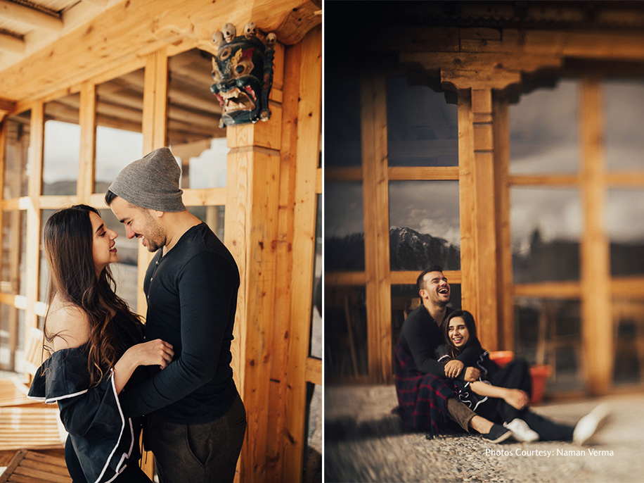 Anupreet and Akshit in their pre-wedding photoshoot in Leh-Ladakh | Wedifys