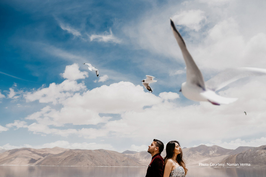 Anupreet and Akshit in their pre-wedding photoshoot in Leh-Ladakh | Wedifys