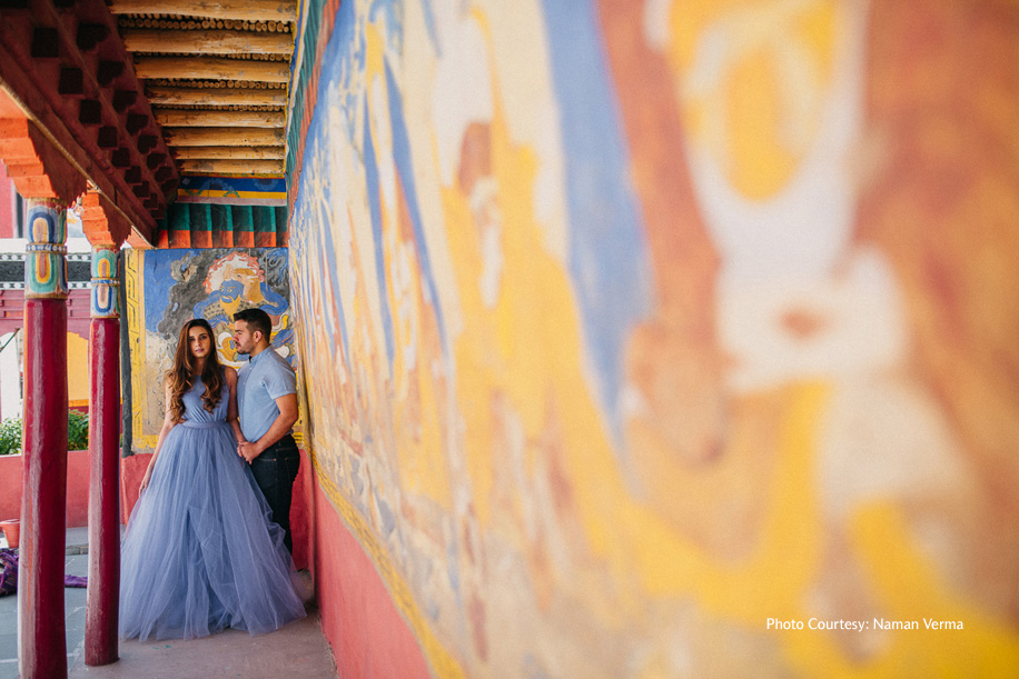 Anupreet and Akshit in their pre-wedding photoshoot in Leh-Ladakh | Wedifys