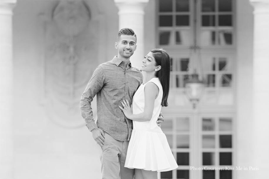 Nimesh and Meena in their pre-wedding shoot in Paris | Wedifys