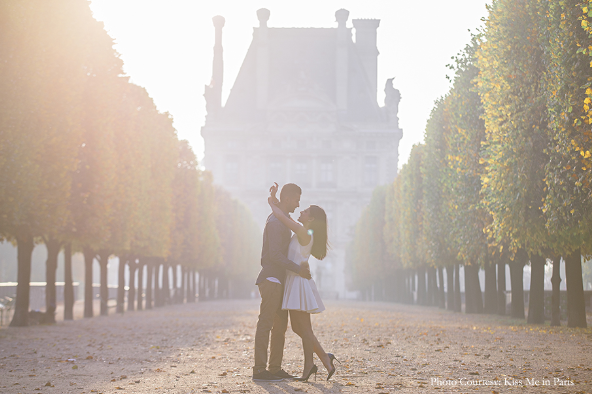 Nimesh and Meena in their pre-wedding shoot in Paris | Wedifys