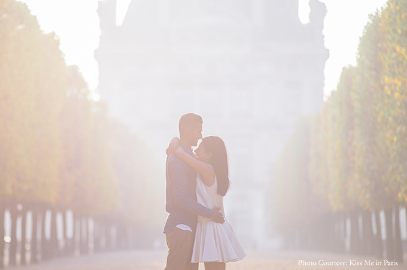 Nimesh and Meena in their pre-wedding shoot in Paris | Wedifys