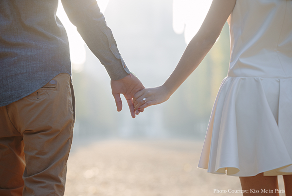 Nimesh and Meena in their pre-wedding shoot in Paris | Wedifys