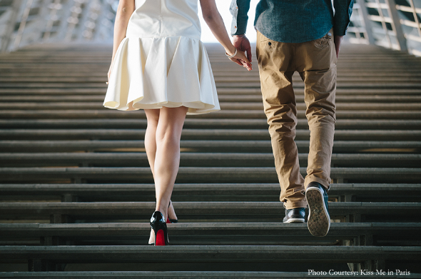 Nimesh and Meena in their pre-wedding shoot in Paris | Wedifys