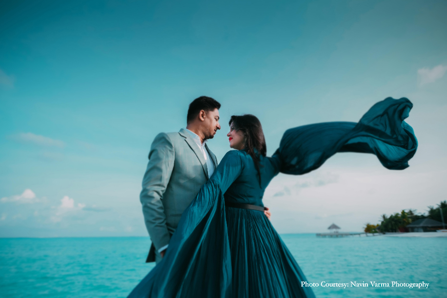 Rohan and Komal in their post-wedding photoshoot in Maldives | Wedifys