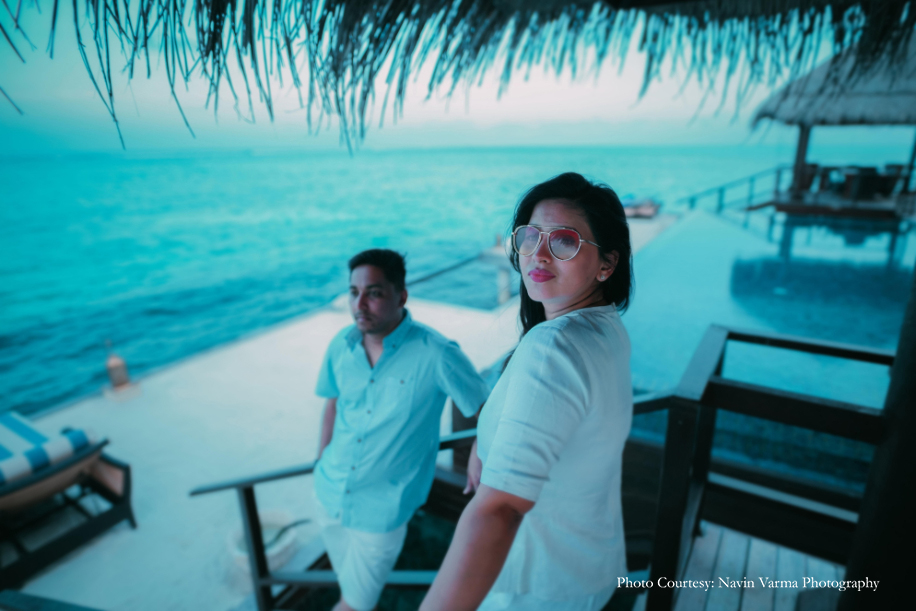 Rohan and Komal in their post-wedding photoshoot in Maldives | Wedifys