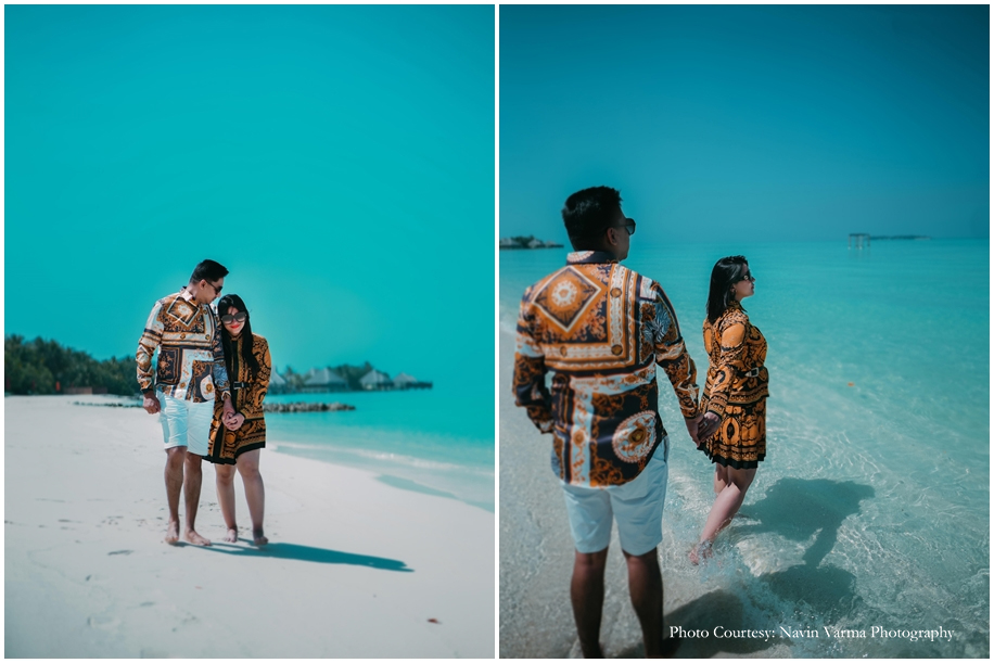 Rohan and Komal in their post-wedding photoshoot in Maldives | Wedifys