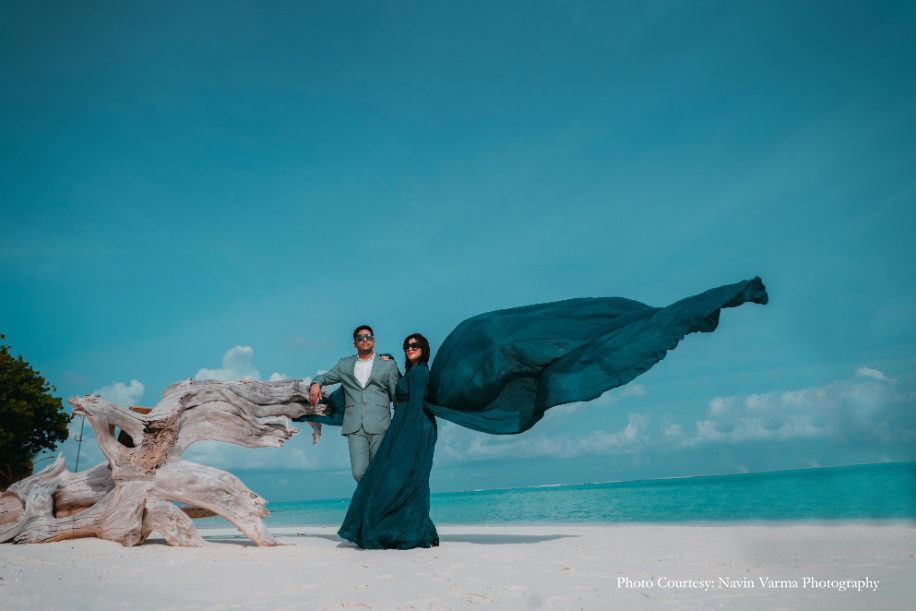 Rohan and Komal in their post-wedding photoshoot in Maldives | Wedifys