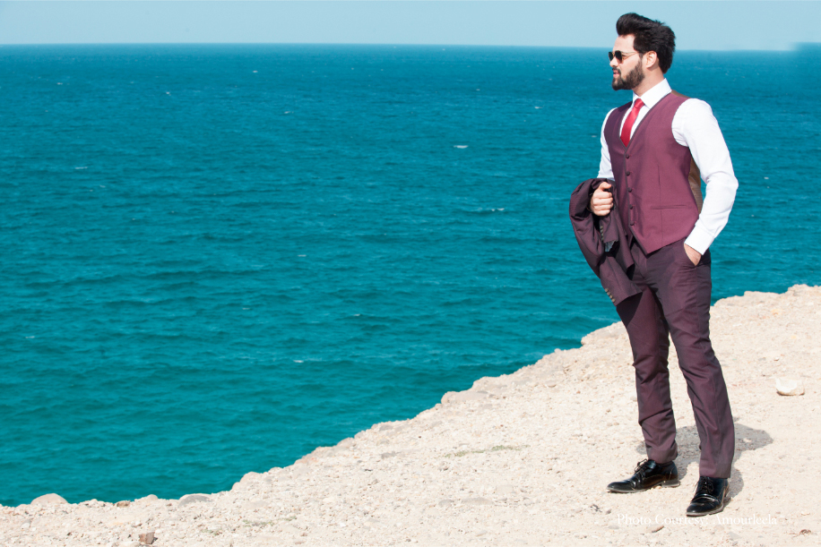 Rajat and Heena in their pre-wedding photoshoot in Oman | Wedifys