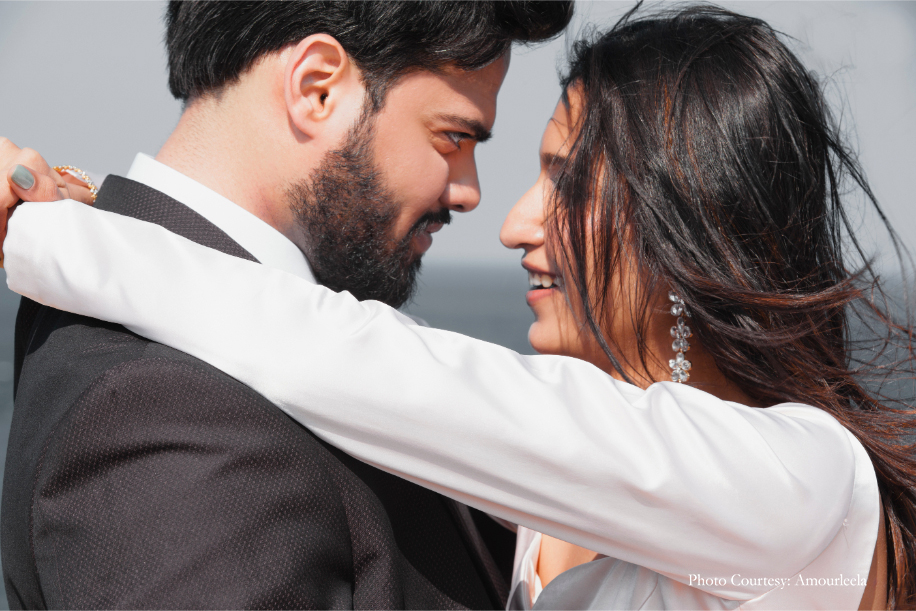 Rajat and Heena in their pre-wedding photoshoot in Oman | Wedifys