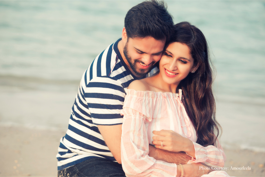 Rajat and Heena in their pre-wedding photoshoot in Oman | Wedifys