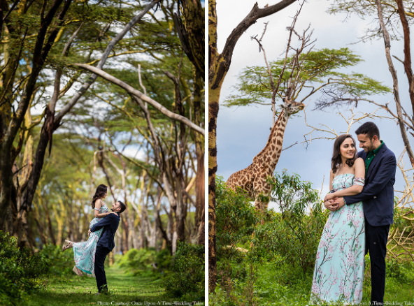 Khushil and Nikita in their pre-wedding photoshoot in Kenya Africa | Wedifys