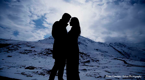 Apoorvi and Rohit in their pre-wedding photoshoot in Himachal | Wedifys