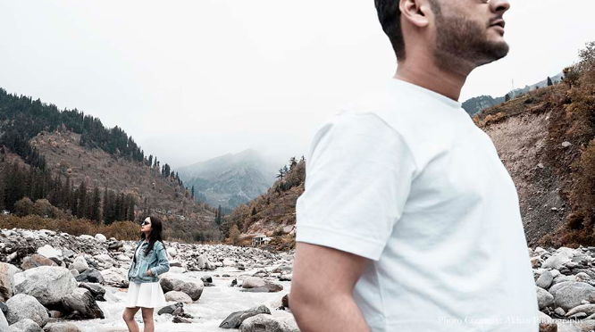 Apoorvi and Rohit in their pre-wedding photoshoot in Himachal | Wedifys