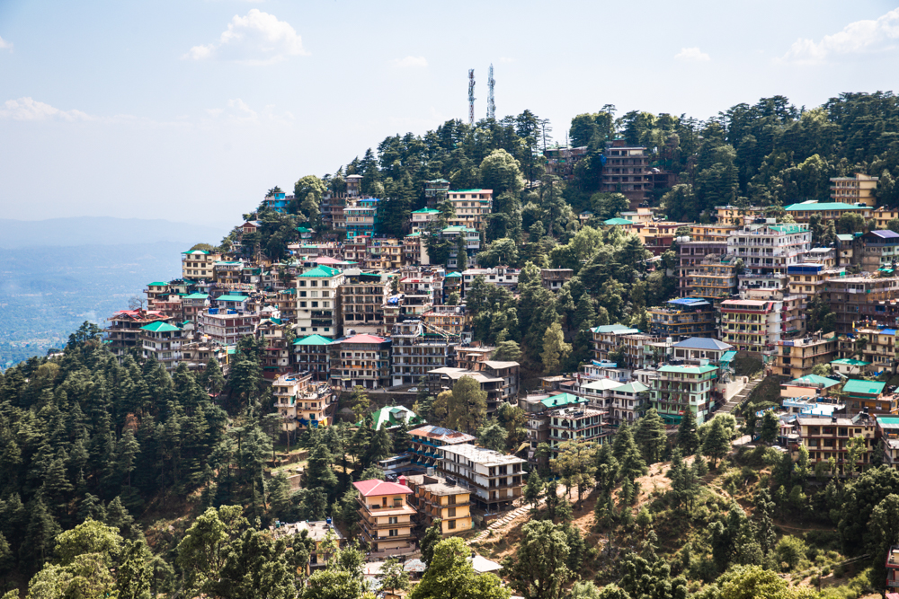 a view of the town of McLeod Ganj | Wedifys