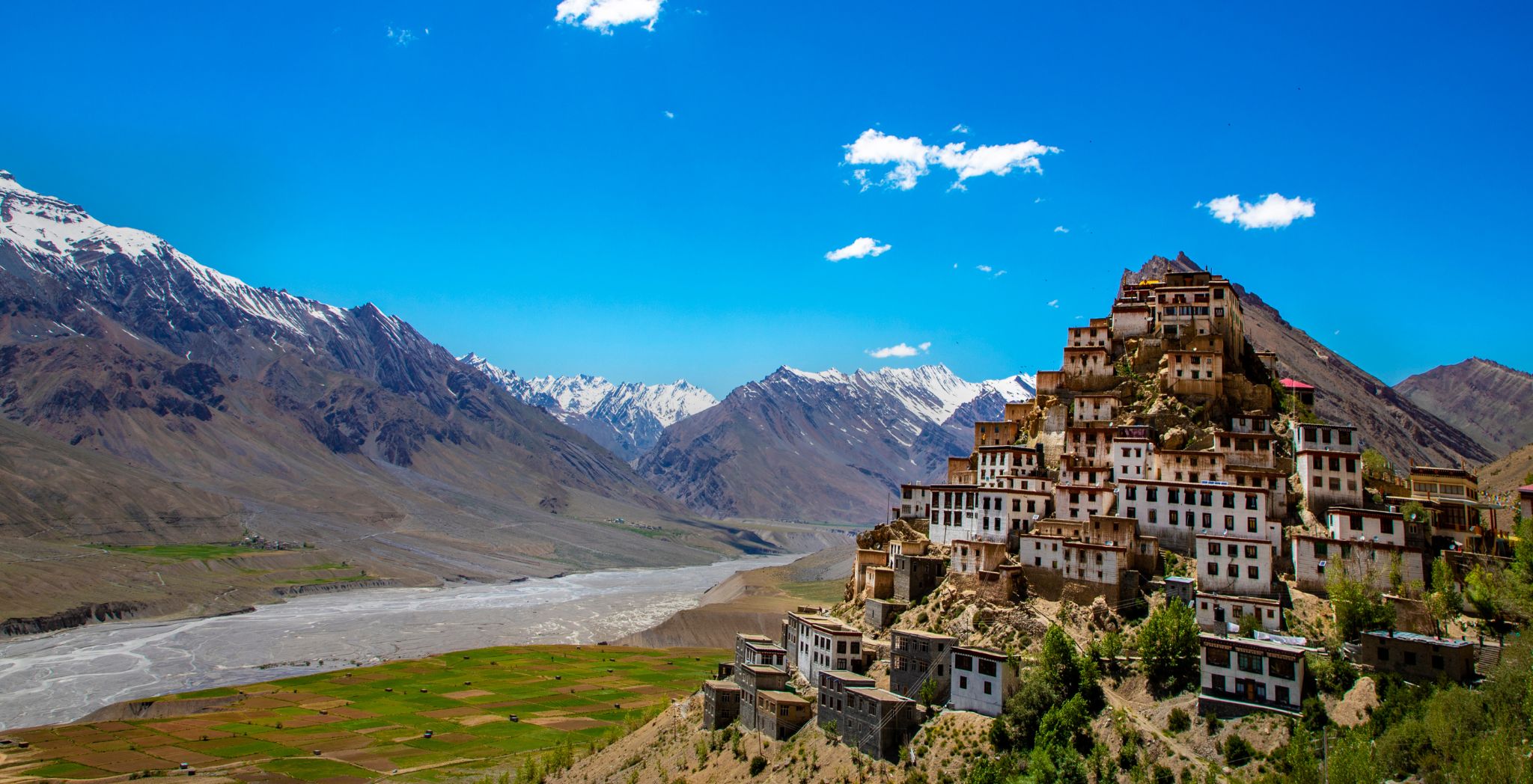 a view of Kee Monastery in Spiti Valley in Himachal | Wedifys