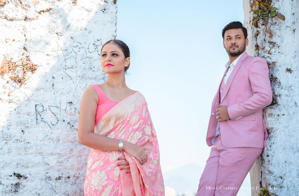 Sanchit and Aashika in their pre-wedding photoshoot in Mussoorie | Wedifys