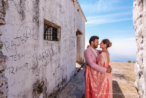 Sanchit and Aashika in their pre-wedding photoshoot in Mussoorie | Wedifys