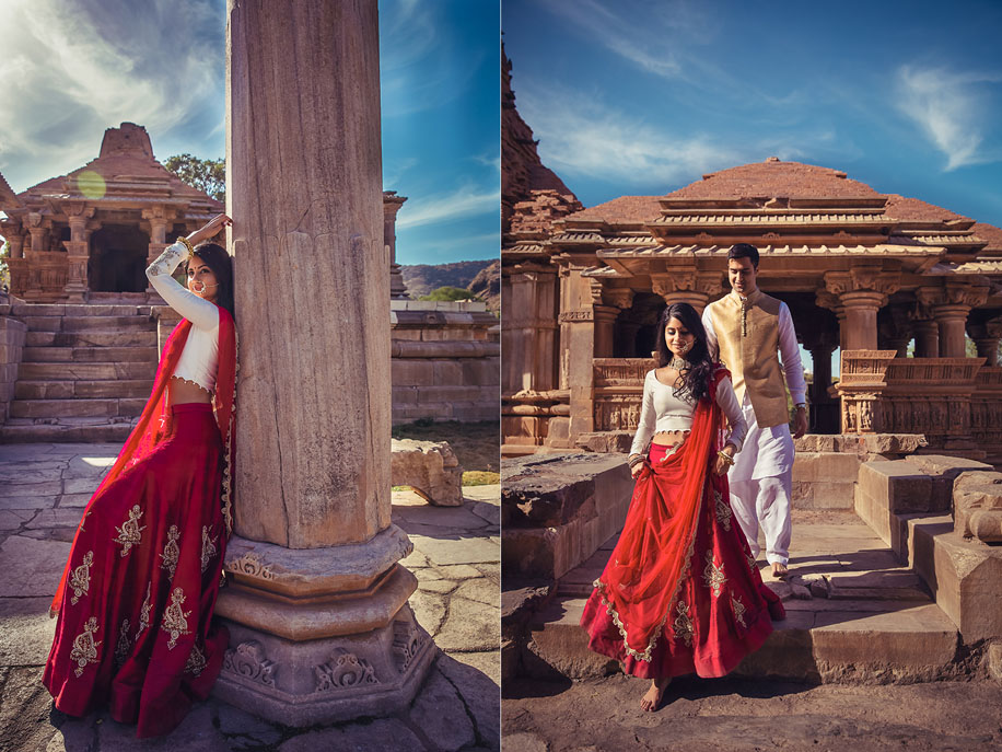 Nitya and Puneet in their pre-wedding shoot in Udaipur | Wedifys