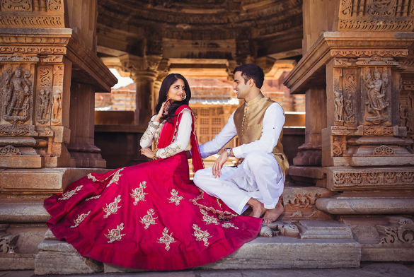 Nitya and Puneet in their pre-wedding shoot in Udaipur | Wedifys