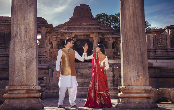 Nitya and Puneet in their pre-wedding shoot in Udaipur | Wedifys