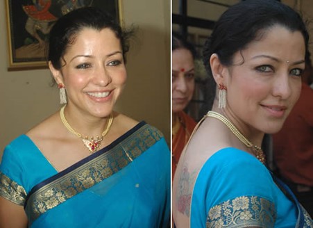Aditi-Govitrikar-Stunning-Look-at-Sister-Arzoo-Wedding